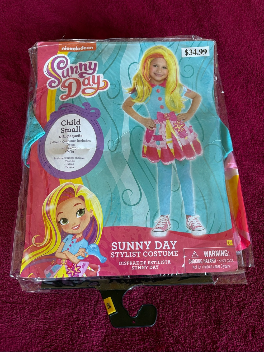 Nickelodeon Sunny Day Stylist Costume - Yellow & Pink